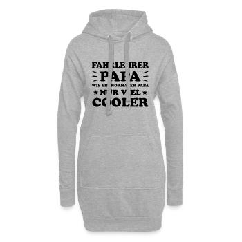 Fahrlehrer Fahrschullehrer Lustige Spruch Geschenk - Hoodie-Kleid - Grau meliert - Vorne