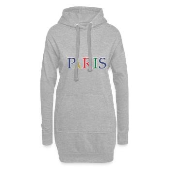 Paris - Hoodie-Kleid - Grau meliert - Vorne