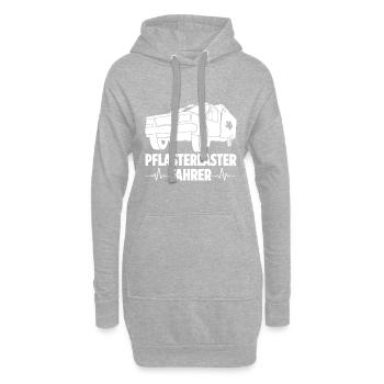Krankenwagenfahrer Notfallfahrer Patiententranspor - Hoodie-Kleid - Grau meliert - Vorne