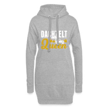 Dachzelt Queen Camping Autodachzelt Outdoor - Hoodie-Kleid - Grau meliert - Vorne