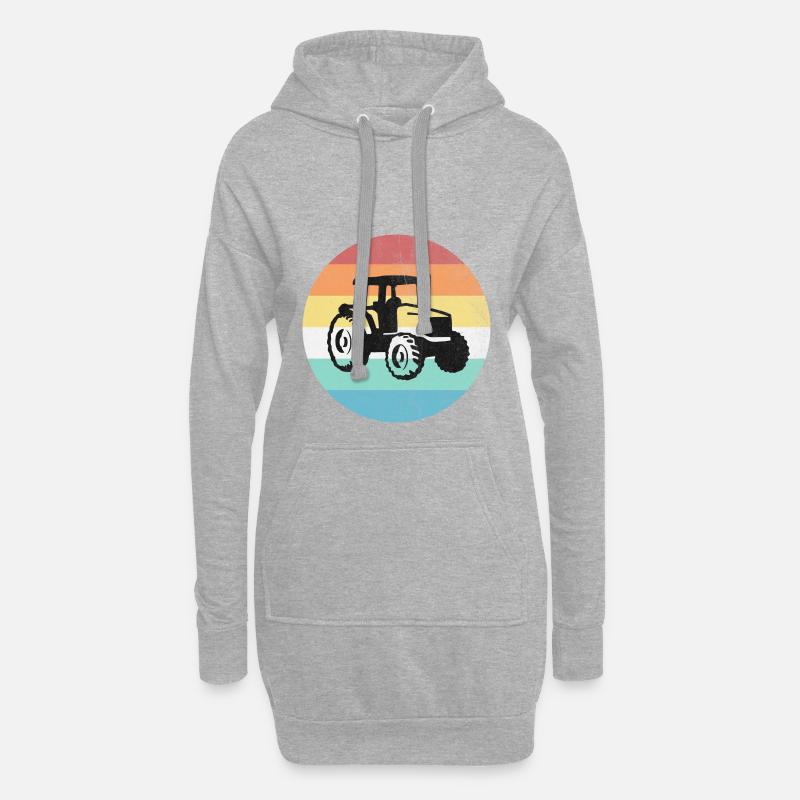 Traktor - Hoodie-Kleid - Grau meliert