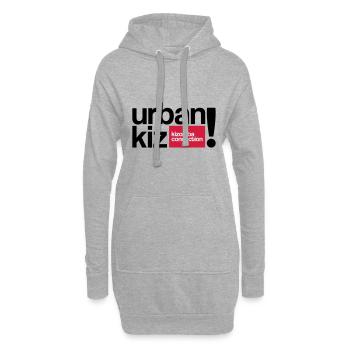 urbankiz kizomba connection! - Hoodie-Kleid - Grau meliert - Vorne