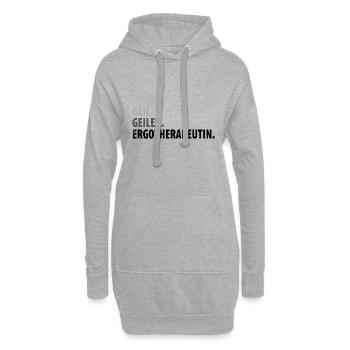 ERGOTHERAPEUTIN ERGOTHERAPIE - Hoodie-Kleid - Grau meliert - Vorne