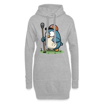 Golf Pro Pinguin - Hoodie-Kleid - Grau meliert - Vorne
