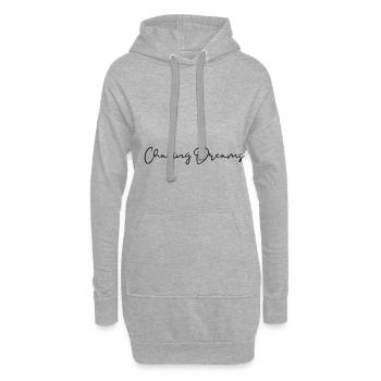 THE FASHION TEE - CHASING DREAMS - Hoodie-Kleid - Grau meliert - Vorne