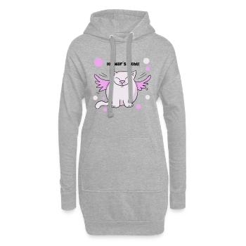 Ich war´s nicht! - Hoodie-Kleid - Grau meliert - Vorne