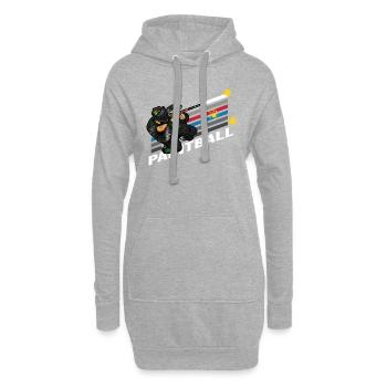 paintball gotcha markierer paintballer - Hoodie-Kleid - Grau meliert - Vorne