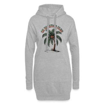 Vacation Club Festival d’été Vacances à la plage - Sweat-shirt à capuche long Femme - gris chiné - Devant