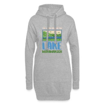 Lake Miramarsch - Hoodie-Kleid - Grau meliert - Vorne