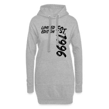 Édition limitée Est. 1996 - Sweat-shirt à capuche long Femme - gris chiné - Devant