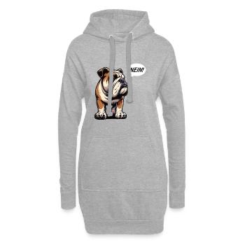 Pas de bouledogue anglais Bully Bully Owner - Sweat-shirt à capuche long Femme - gris chiné - Devant