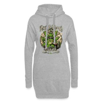   chill immer - Hoodie-Kleid - Grau meliert - Vorne