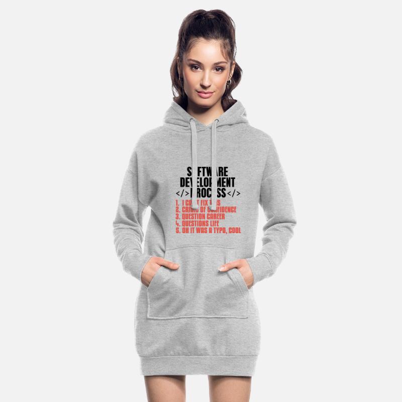 Hoodie-Kleid