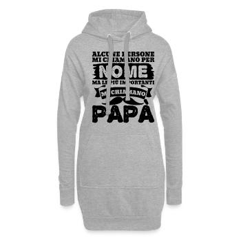 Miglior Papà del mondo Regalo per la festa del - Hoodie-Kleid - Grau meliert - Vorne