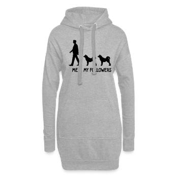 Ich Meine Follower Akita Inu Hund Hunde Züchter - Hoodie-Kleid - Grau meliert - Vorne