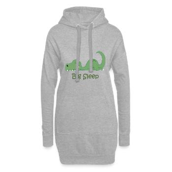 Cadeau de dinosaure Rex Tyrannosaurus Rex T-Rex - Sweat-shirt à capuche long Femme - gris chiné - Devant