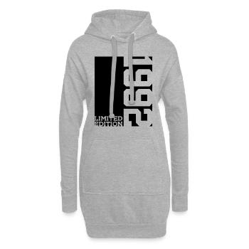 ÉDITION LIMITÉE 34E ANNIVERSAIRE 1992 - Sweat-shirt à capuche long Femme - gris chiné - Devant