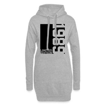 LIMITED EDITION 1989 37TH BIRTHDAY - Hoodie Dress - heather grey - Front