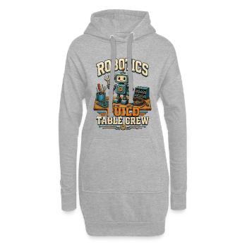 ROBOTICS BUILD TABLE CREW - Hoodie-Kleid - Grau meliert - Vorne