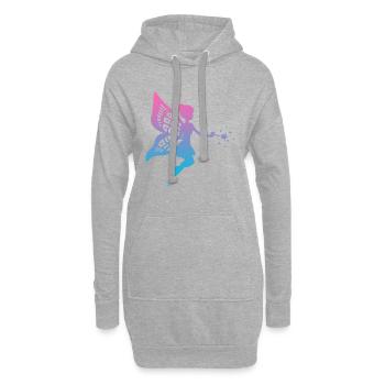 Fee - Hoodie-Kleid - Grau meliert - Vorne