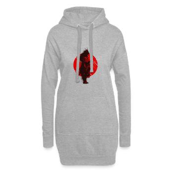 Samurai Tshirt Nippon Shirt für Japan - Hoodie-Kleid - Grau meliert - Vorne