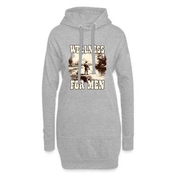 Angel Herren T-shirt für den Angelausflug Angler - Hoodie-Kleid - Grau meliert - Vorne