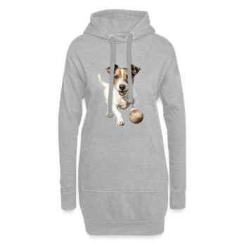 Jack Russell Propriétaire de chien T Vêtements de - Sweat-shirt à capuche long Femme - gris chiné - Devant