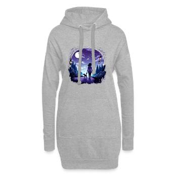 Dog Owner Dog Mom T-shirt Walk T Women - Hoodie Dress - heather grey - Front