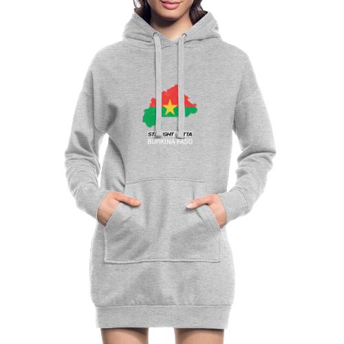 Straight Outta Burkina Faso country map & flag - Hoodie Dress