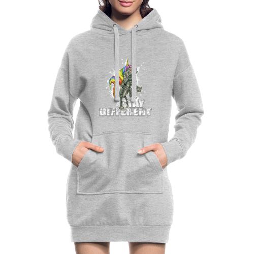 Stay Different - Imperial Unicorn - Hoodie-Kleid