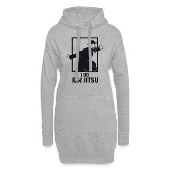 I Do Jew Jitsu I Funny Jui Jutsu - Hoodie-Kleid - Grau meliert - Vorne