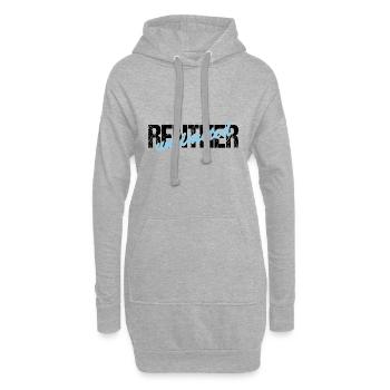 Ab 2025 Rentner unlimited - Hoodie-Kleid - Grau meliert - Vorne