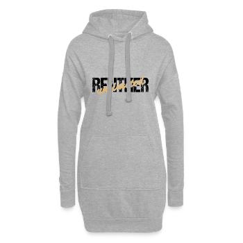 Rentner unlimited 2025 - Hoodie-Kleid - Grau meliert - Vorne