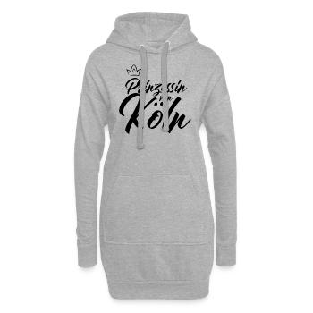 Prinzessin von Köln - Hoodie-Kleid - Grau meliert - Vorne