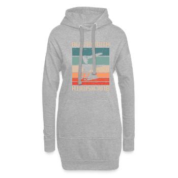 Retro Vintage Classic Blacksmith Blacksmithing - Hoodie-Kleid - Grau meliert - Vorne