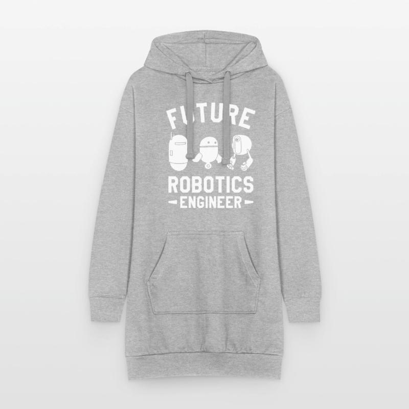 Future Robotics Engineer Science Engineering Hoodie Dress