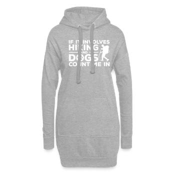 I'm The Crazy Rehab Nurse They Warned You About RN - Sweat-shirt à capuche long Femme - gris chiné - Devant