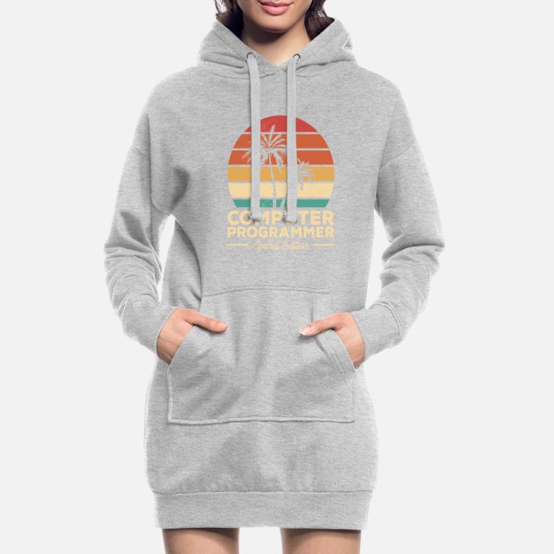 Retro Computer Programmer Special Edition Hoodie Dress