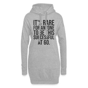 60 ans performant cadeau 60e anniversaire - Sweat-shirt à capuche long Femme - gris chiné - Devant
