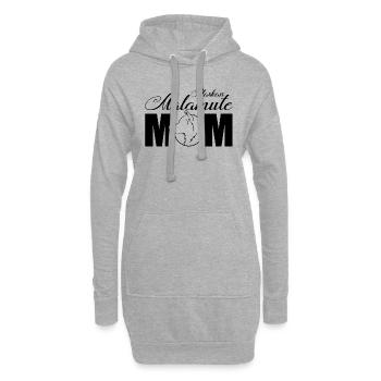 Malamute d’Alaska Maman Profil Chiens Chien Wilsigns - Sweat-shirt à capuche long Femme - gris chiné - Devant
