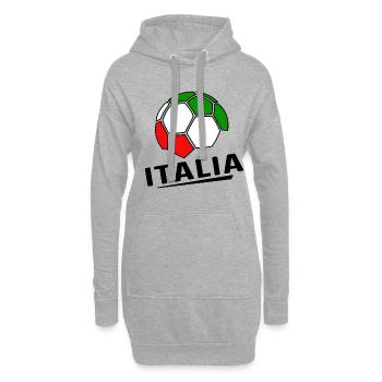 Italien Fussball Italien - Hoodie-Kleid - Grau meliert - Vorne