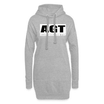 Freiwillige Feuerwehr AGT Atemschutz Geräteträger - Hoodie-Kleid - Grau meliert - Vorne