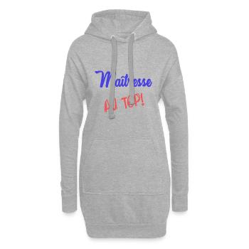 GELIEBTE - Hoodie-Kleid - Grau meliert - Vorne