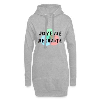 RUHESTAND. GLÜCKLICHER RUHESTAND. GLÜCKLICHER RUHESTAND - Hoodie-Kleid - Grau meliert - Vorne