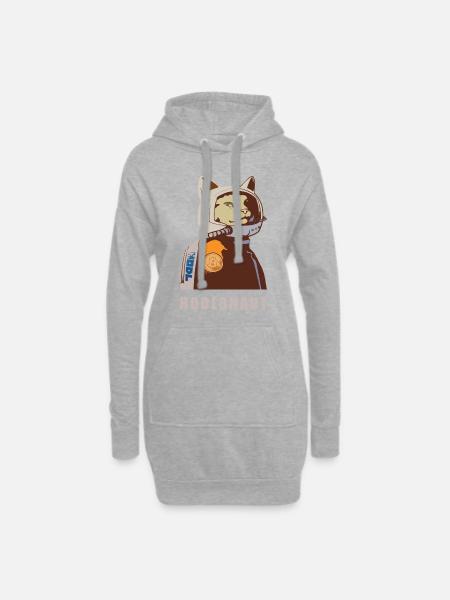 Hodlonaut - Hoodie Dress - heather grey