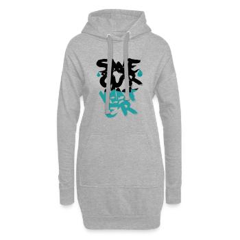 Save Our Water - Water - Hoodie Dress - heather grey - Front