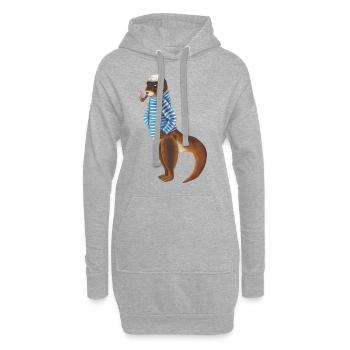 Seemann - Hoodie-Kleid - Grau meliert - Vorne