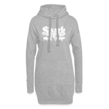 Shark - Hai - Shark Attack - Hai Attacke - Hoodie-Kleid - Grau meliert - Vorne
