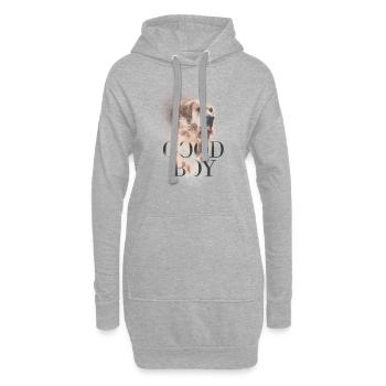 Good Boy Labrador Golden Retriver - Hoodie-Kleid - Grau meliert - Vorne