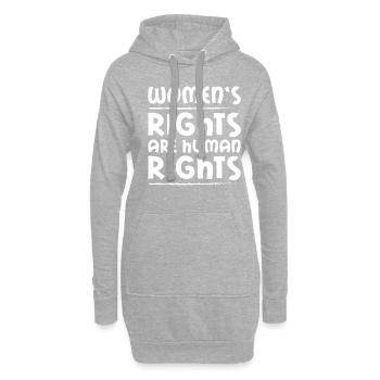 Feminismus Feministin Frauenrechte Gleichheit - Hoodie-Kleid - Grau meliert - Vorne